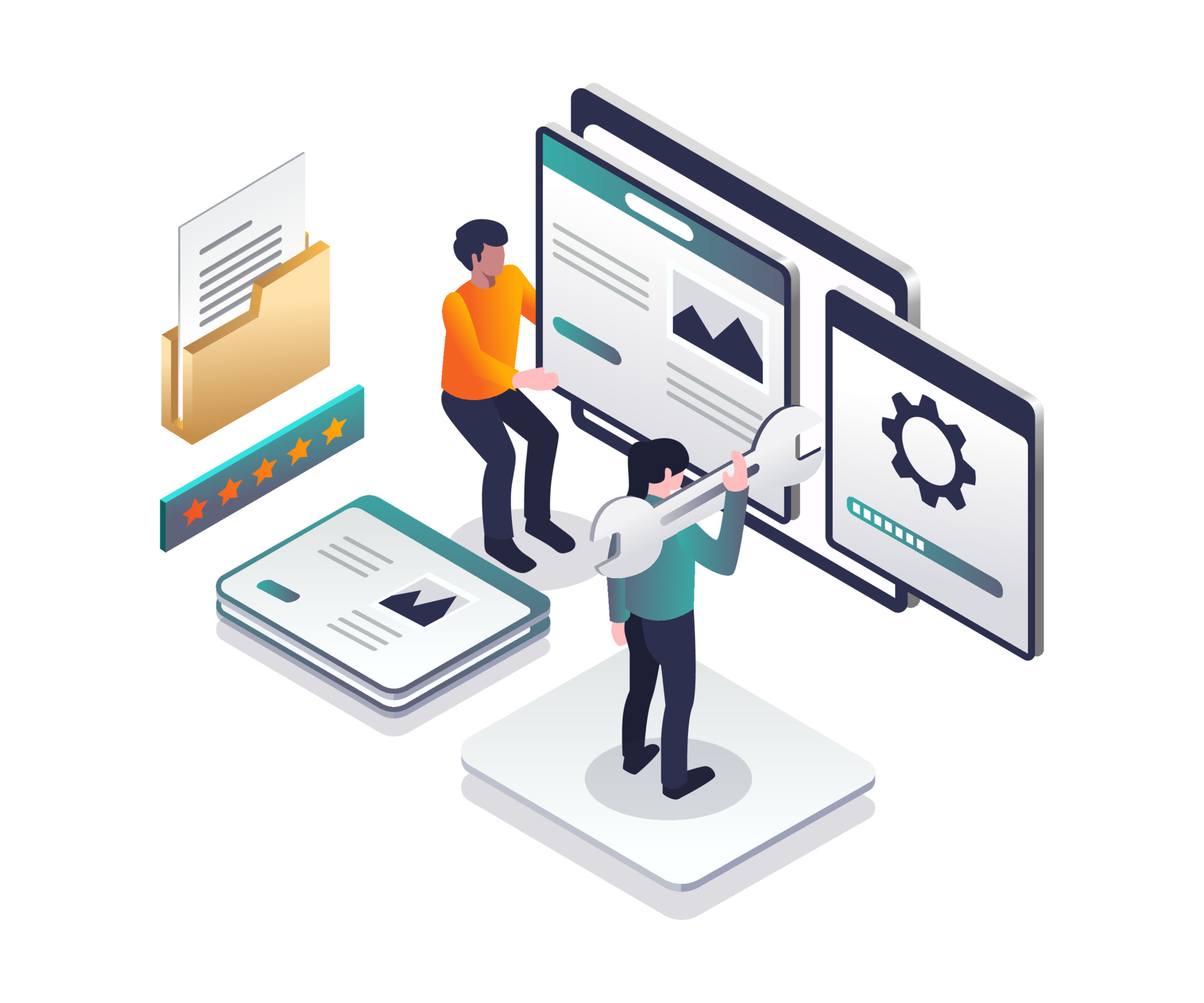 Install web wordpress templates